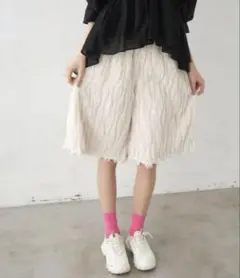 ラベルエチュード　ハーフパンツ