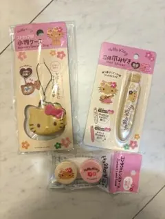 日焼けキティ セリア 小物ケース 立体爪みがき コンタクトレンズケース