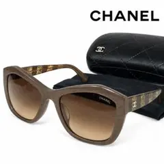 5482HA【美品・現行品】CHANEL サングラス べっ甲柄 パール 偏光