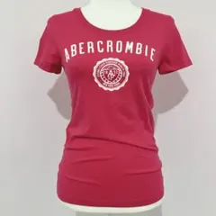 アバクロ プリント Tシャツ M ピンク Abercrombie&Fitchのサムネイル