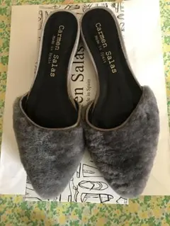 carmen salasスエードパンプス carmen salasスエードパンプス