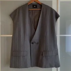 HARE グレー ストライプ ベストのサムネイル
