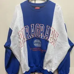 Paragraph P08 トレーナー 青 グレー