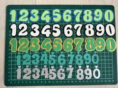 ダイカット 数字