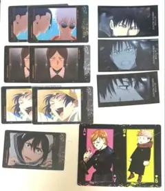 呪術廻戦　伏黒恵　五条悟　夏油傑　天内理子　黒井美里　トレーディングミニカード