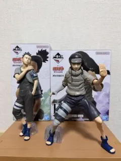 一番くじ NARUTO 中忍試験編 C賞シカマル E賞ネジ MASTERLISE