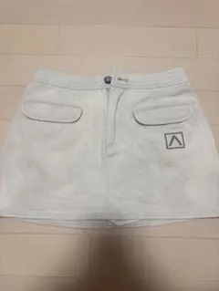 andmary Jane logo mini skirt Beige S