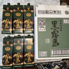 【送料込み】黒霧島 焼酎 25% 1800ml 6本セットのサムネイル
