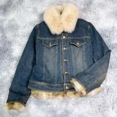 Pinky&Dianne【38】フォー付きデニムジャケット　レディース　春秋冬
