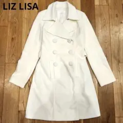 LIZLISA　リズリサ　ホワイト　コート　フリーサイズ　きれいめのサムネイル