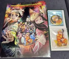 鬼滅の刃　阿波踊り　善逸　アクリルスタンド　缶バッジ　クリアファイル