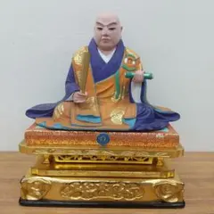 時代　弘法大師坐像 仏像 椅子付き 密教法具 独鈷杵 数珠 時代 弘法大師坐像 仏像 椅子付き 密教法具 独鈷杵 数珠 - メルカリ