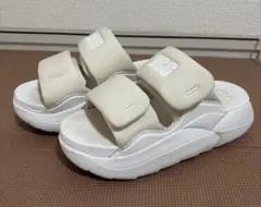 UGG厚底サンダル ホワイト 24cm