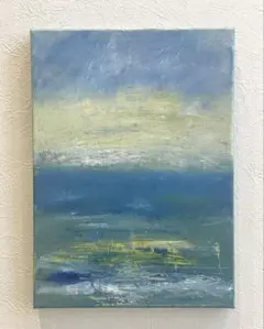 雲の光」 手描き 油絵 風景画 原画 肉筆 油彩画 印象派 - メルカリ