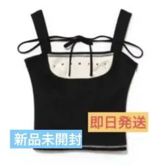 andmary アンドマリー Luca stitch tops Black - メルカリ