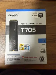 Crucial T705 1TB PCIe Gen5 NVMe M.2 SSD