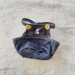 ついてきちゃうしろたん　ついたんお洋服 デニムオーバーオール