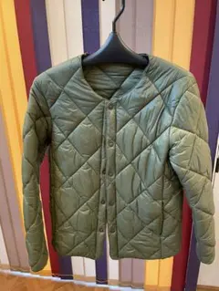 coen キルティングジャケット Sサイズ オリーブグリーン
