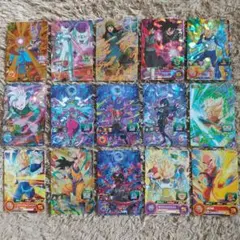 スーパードラゴンボールヒーローズカードお得な15枚セット星4.星3五枚.CP.P