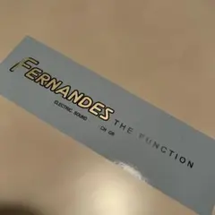 訳あり　FERNANDES THE FUNCTION ウォータースライドデカール
