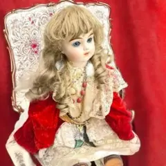 ぽてうさ様専用 ビスクドール ブリュジュン リプロ 英国風ドレス ボネ カメオ