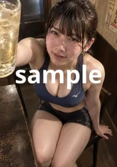 AI美女 居酒屋 スポーツウェア グラビア写真 No.67