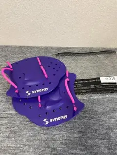 【ほぼ新品】Synergy スイムパドル パープル｜◎定価12,000円超！