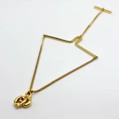 クリスチャンディオール　ヴィンテージ ネクタイチェーン ゴールド アクセサリー