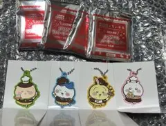 ココス　ちいかわ　ラバーキーホルダー　ちいかわ ハチワレ うさぎ くりまんじゅう