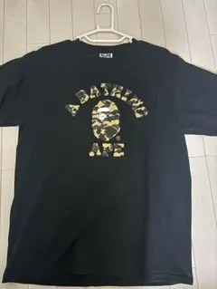 ⭕️値下げ交渉A BATHING APE Tシャツブラックレア物韓国夏半袖メンズ