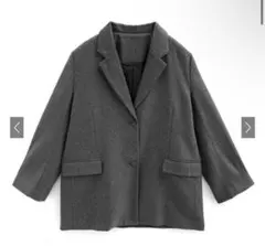 フェイクウールビッグジャケット