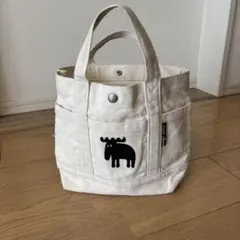 moz アイボリー トートバッグ 小型