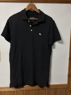 Abercrombie & Fitch ブラック ポロシャツ