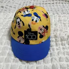 新品 キッズ 小物 ディズニー 100周年 キャップ 52cm
