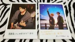 Free! 京アニ前売り特典 イラストカード A5 宗介 渚 怜 ラミネート済