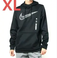 【新品】NIKE★ナイキ★グラフィック★ビックロゴ★スウェット★パーカー★黒系