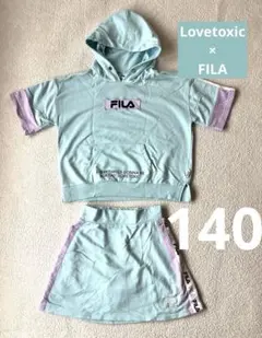 Lovetoxic×FILA 140センチ　セットアップ