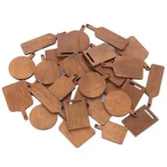 【10個セット】木製ミニまな板 ミニチュア ドールハウス パーツ