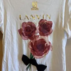 LANVIN COLLECTION バラ Tシャツ リボンのサムネイル