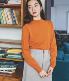 ソフトタッチハイネックラインプルオーバー niko and ...