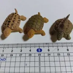 亀のフィギュア3体セット