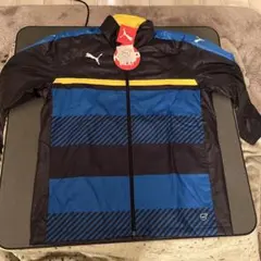 プーマ　中綿ダウンジャケット　ウインドジャケット　ブルー