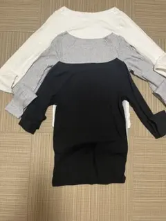 GAP モダン　ボートネックTシャツ　3枚セット