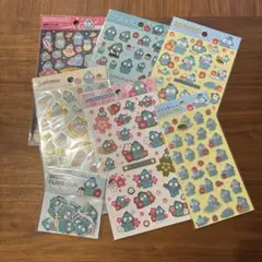 ハンギョドン　シール　7種類　まとめ売り　さゆり　イタロー　桜　宇宙　ラーメン