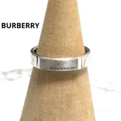Burberry　バーバリー　ロゴ　シルバー　リング　銀製のサムネイル