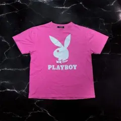 00s PLAYBOY Mサイズ tシャツ ピンク プレイボーイタグ SWAGのサムネイル