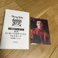 Stray Kids dominATE 入場者特典 フォトカード　ヒョンジン