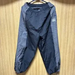 【即購入OK】kutir 配色切り替えナイロンパンツ ブラック