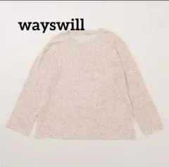 【wayswill】シアートップス オレンジ系 じまちゃん 新品未使用