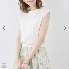 ロペピクニック ROPÉ PICNIC　接触冷感ノースリーブ サマーニット